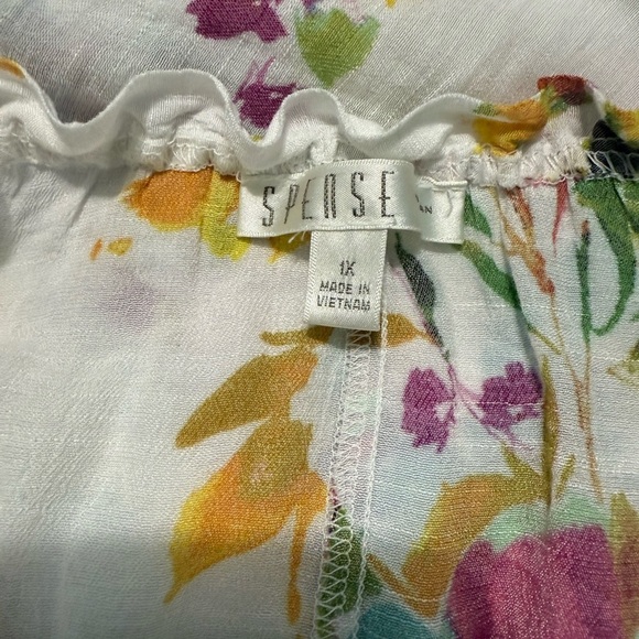 Spence blouse with a floral pattern Size 1X - Picture 5 of 5